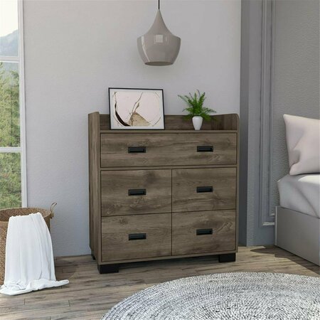 DEPOT E-SHOP Neptune Dresser, Dark Brown DE-CLB7153